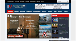 Desktop Screenshot of istocnevesti.com